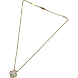 ヴァンクリーフ＆アーペル Van Cleef & Arpels ヴィンテージアルハンブラネックレス ゴールド Au750 マザーオブパール ジュエリー