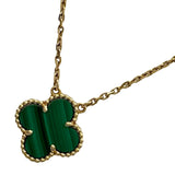 ヴァンクリーフ＆アーペル Van Cleef & Arpels ヴィンテージ アルハンブラ ネックレス　 ゴールド Au750 マラカイト ジュエリー