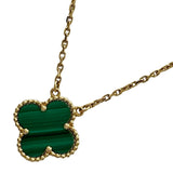 ヴァンクリーフ＆アーペル Van Cleef & Arpels ヴィンテージ アルハンブラ ネックレス　 ゴールド Au750 マラカイト ジュエリー