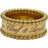 ヴァンクリーフ＆アーペル Van Cleef & Arpels ぺルレシニアチュールリング ゴールド Au750 ジュエリー