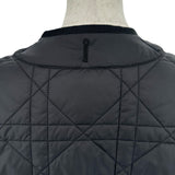 クリスチャン・ディオール Christian Dior チェック切替カナージュキルティングジャケット 351C16A1463 ボルドー ウール レディース その他トップス