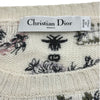 クリスチャン・ディオール Christian Dior フローラル柄ニットセーター 314S57BM009 ホワイト カシミヤ レディース セーター