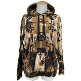バーバリー BURBERRY ジオメトリック総柄パーカー 8024632 ブラウン コットン メンズ スウェット