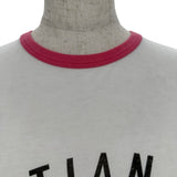 クリスチャン・ディオール Christian Dior D JUNGLE ロゴプリント半袖Ｔシャツ 223T18A4499 ホワイト コットン レディース 半袖Ｔシャツ