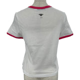 クリスチャン・ディオール Christian Dior D JUNGLE ロゴプリント半袖Ｔシャツ 223T18A4499 ホワイト コットン レディース 半袖Ｔシャツ