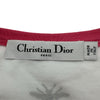 クリスチャン・ディオール Christian Dior D JUNGLE ロゴプリント半袖Ｔシャツ 223T18A4499 ホワイト コットン レディース 半袖Ｔシャツ