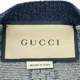 グッチ GUCCI GG総柄ラメジャガード半袖ニットセーター 692717 ホワイト コットン レディース セーター