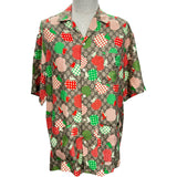グッチ GUCCI レ ポムコレクション GGアップル半袖Tシャツ 663698 ベージュ シルク メンズ 半袖Ｔシャツ