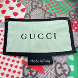 グッチ GUCCI レ ポムコレクション GGアップル半袖Tシャツ 663698 ベージュ シルク メンズ 半袖Ｔシャツ