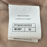 シャネル CHANEL ココマークビジューボタンツィードコート P73646 ブルー ツィード レディース その他アウター