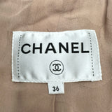 シャネル CHANEL ココマークビジューボタンツィードコート P73646 ブルー ツィード レディース その他アウター