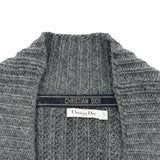 クリスチャン・ディオール Christian Dior ウールモヘアブレンドオーバーサイズニットセーター 444S26BM313 グレー ウール レディース セーター