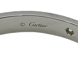 カルティエ Cartier ラブブレス ハーフダイヤ ホワイトゴールド Au750 ダイヤモンド ジュエリー