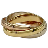 カルティエ Cartier トリニティリング ゴールド/ピンクゴールド/ホワイトゴールド 750 ジュエリー