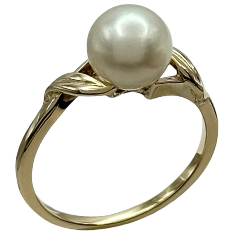 K14 ゴールド　パールリング ミキモト MIKIMOTO パールリング ゴールド K14 パール ジュエリー