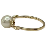 ミキモト MIKIMOTO パールリング ゴールド K14 パール ジュエリー