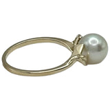 ミキモト MIKIMOTO パールリング ゴールド K14 パール ジュエリー