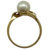 ミキモト MIKIMOTO パールリング ゴールド K14 パール ジュエリー