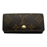 ルイ・ヴィトン LOUIS VUITTON ミュルティクレ4 M69517 ブラウン モノグラム/レザー レディース キーケース