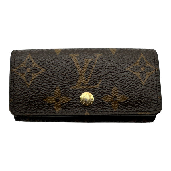 ルイヴィトン ミュルティクレ4 モノグラム 4連キーケース ブラウン 状態良好 ルイ・ヴィトン LOUIS VUITTON ミュルティクレ4 M69517 ブラウン