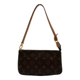 ルイ・ヴィトン LOUIS VUITTON ポシェット・アクセソワール M40712 ブラウン モノグラム/レザー レディース ハンドバッグ
