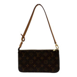 ルイ・ヴィトン LOUIS VUITTON ポシェット・アクセソワール M40712 ブラウン モノグラム/レザー レディース ハンドバッグ