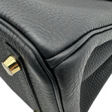 エルメス HERMES バーキン25 K刻印 ブラック ゴールド金具 トゴ レディース ハンドバッグ