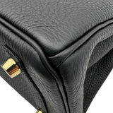 エルメス HERMES バーキン25 K刻印 ブラック ゴールド金具 トゴ レディース ハンドバッグ