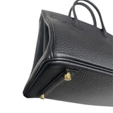 エルメス HERMES バーキン30 K刻 ブラック　ゴールド金具 トゴ レディース ハンドバッグ