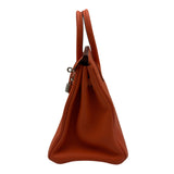 エルメス HERMES バーキン25 T刻 カプシーヌ シルバー金具 トゴ レディース ハンドバッグ