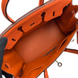 エルメス HERMES バーキン25 T刻 カプシーヌ シルバー金具 トゴ レディース ハンドバッグ