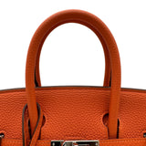 エルメス HERMES バーキン25 T刻 カプシーヌ シルバー金具 トゴ レディース ハンドバッグ