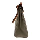 エルメス HERMES エールバッグMM □B刻 アイボリー/ゴールド トワル/ハンター レディース ショルダーバッグ