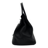エルメス HERMES バーキン35 □K刻 ブラック シルバー金具 トリヨン レディース ハンドバッグ