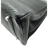 エルメス HERMES バーキン35 □K刻 ブラック シルバー金具 トリヨン レディース ハンドバッグ