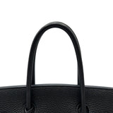 エルメス HERMES バーキン35 □K刻 ブラック シルバー金具 トリヨン レディース ハンドバッグ