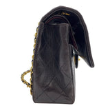 シャネル CHANEL マトラッセ25 A01112 3番台 ブラック ゴールド金具 ラムスキン レディース ショルダーバッグ