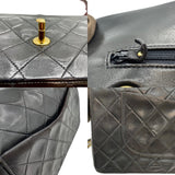 シャネル CHANEL マトラッセ25 A01112 3番台 ブラック ゴールド金具 ラムスキン レディース ショルダーバッグ