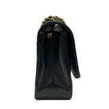 シャネル CHANEL ダイアナ25 A01165 2番台 ブラック　ゴールド金具 ラムスキン レディース ショルダーバッグ