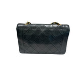 シャネル CHANEL ダイアナ25 A01165 2番台 ブラック　ゴールド金具 ラムスキン レディース ショルダーバッグ