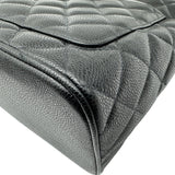 シャネル CHANEL 復刻トート A01804 9番台 ブラック シルバー金具 キャビアスキン レディース トートバッグ