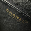 シャネル CHANEL マトラッセ トップハンドルバッグ A12397 7番台 ブラック ゴールド金具 キャビアスキン レディース ハンドバッグ