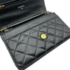 シャネル CHANEL マトラッセ チェーンウォレット AP0250 ブラック ゴールド金具 キャビアスキン レディース ショルダーバッグ
