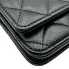 シャネル CHANEL マトラッセ チェーンウォレット AP0250 ブラック ゴールド金具 キャビアスキン レディース ショルダーバッグ