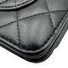 シャネル CHANEL マトラッセ チェーンウォレット AP0250 ブラック ゴールド金具 キャビアスキン レディース ショルダーバッグ