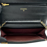 シャネル CHANEL マトラッセ チェーンウォレット AP0250 ブラック ゴールド金具 キャビアスキン レディース ショルダーバッグ