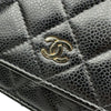 シャネル CHANEL マトラッセ チェーンウォレット AP0250 ブラック ゴールド金具 キャビアスキン レディース ショルダーバッグ