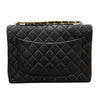 シャネル CHANEL デカマトラッセ30 ブラック ラムスキン ラム レディース ショルダーバッグ