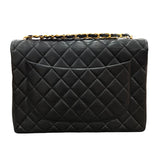 シャネル CHANEL デカマトラッセ30 ブラック ラムスキン ラム レディース ショルダーバッグ