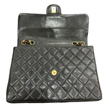 シャネル CHANEL デカマトラッセ30 ブラック ラムスキン ラム レディース ショルダーバッグ